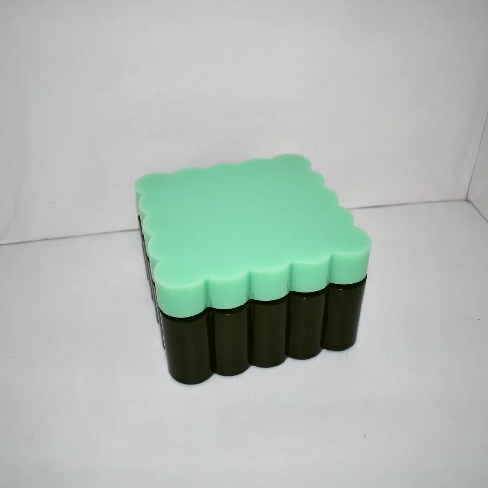 Jonathan Adler Fleur MEDIUM Acrylic Box in Multi #401237939024 NWT